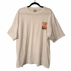 Gildan White Sonny Burgess Live Road Crew Tee Shirt Men’s Size XL Extra Large